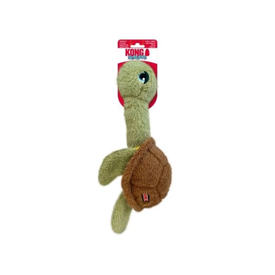 Picture of KONG Scruffs Turtle – Long-Neck Plush Dog Toy